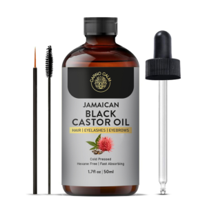 Carno Calm Organic Black Castor Oil, Pure Carrier Oil, 50 ml