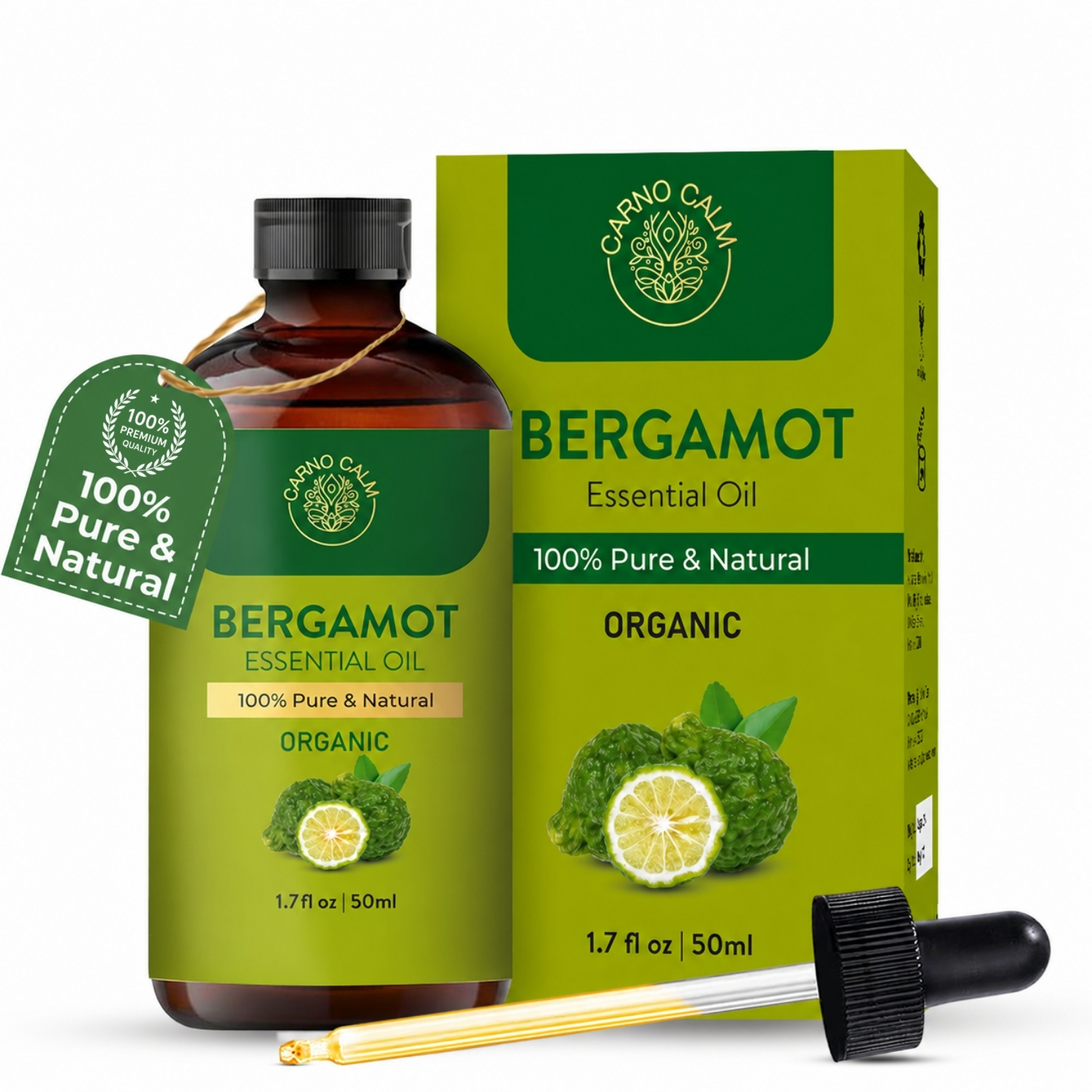 Carno Calm Bergamot Essential Oil for Diffuser, Soap and Candle Making - Image 2